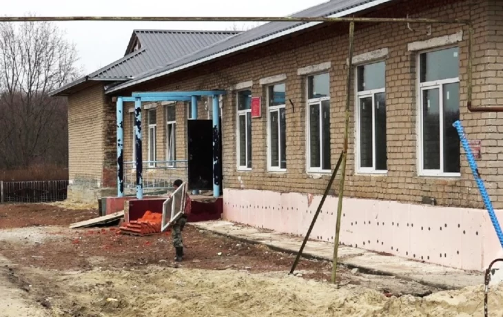 В селе Высокое Пензенской области капитально ремонтируют школу